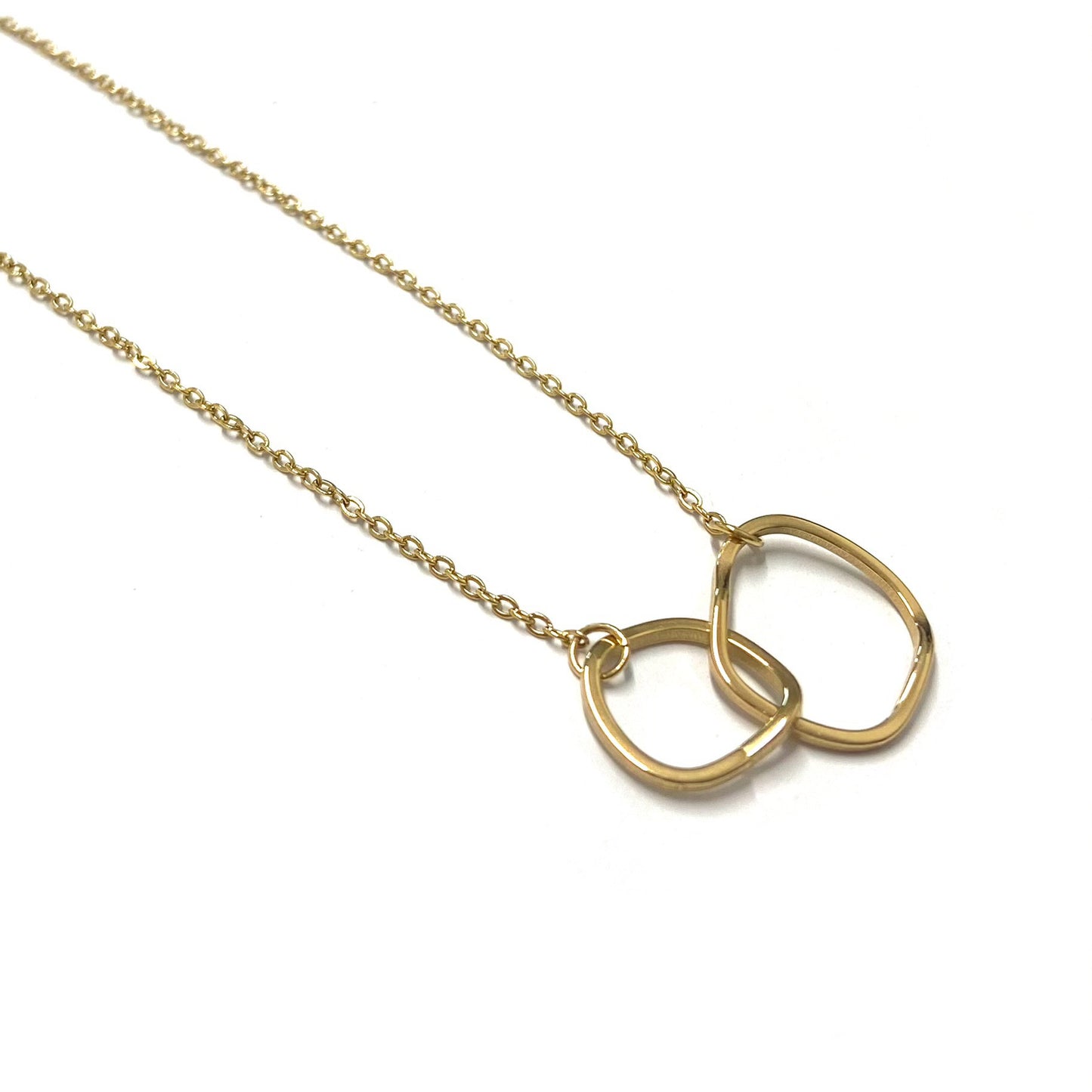 kiki necklace - double hoops