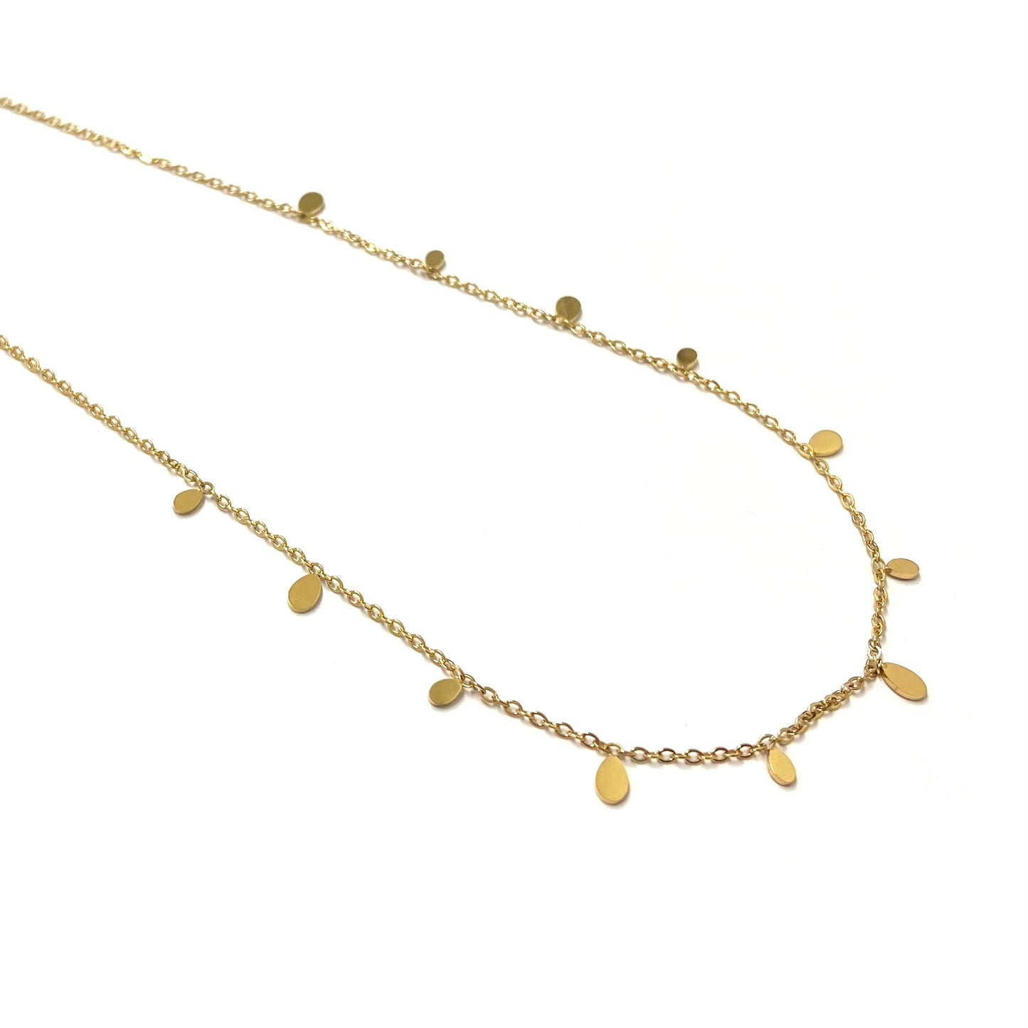 kiki necklace - oval discs