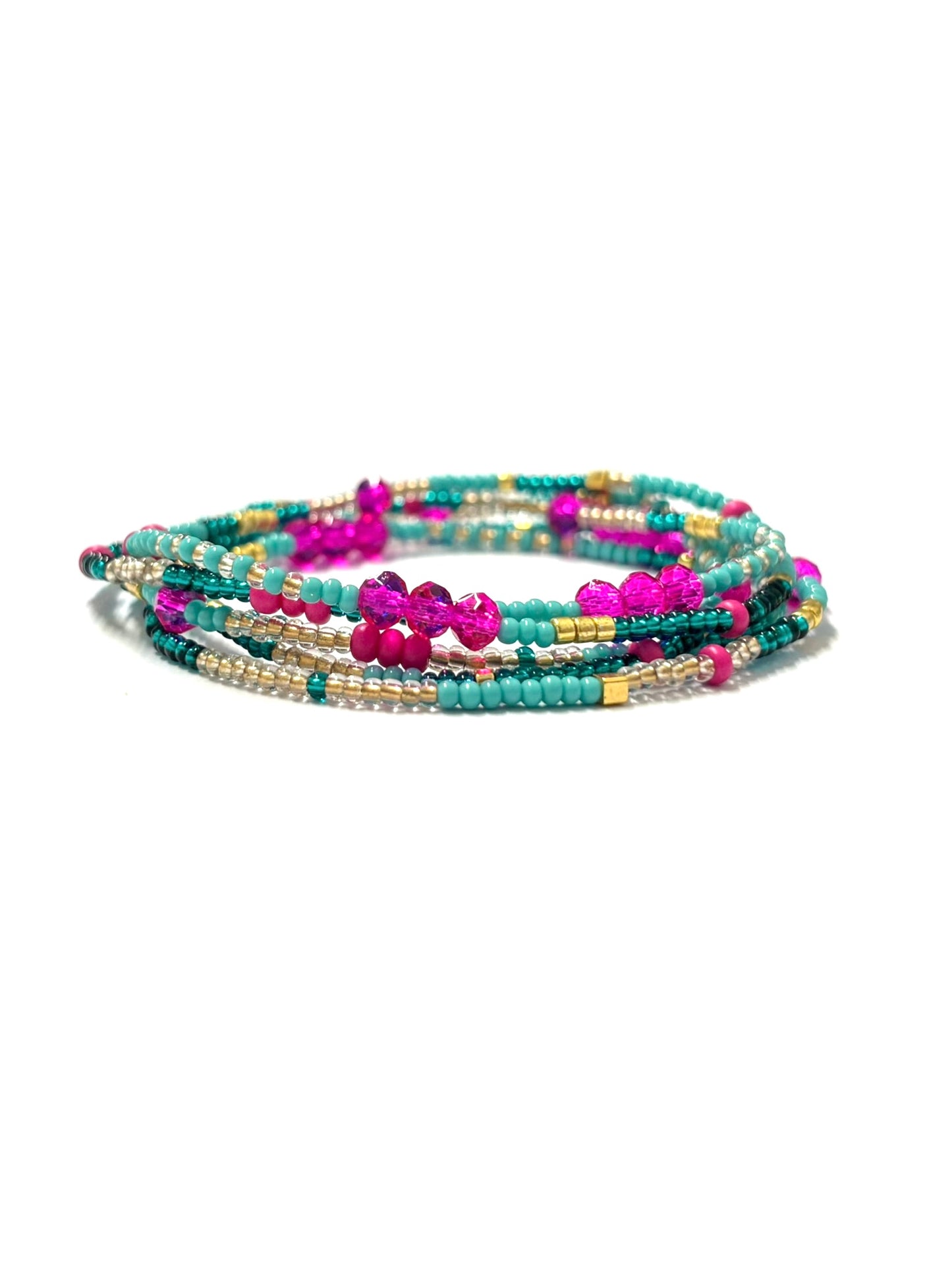 kiki single bracelet - 'Metallic Seaweed'