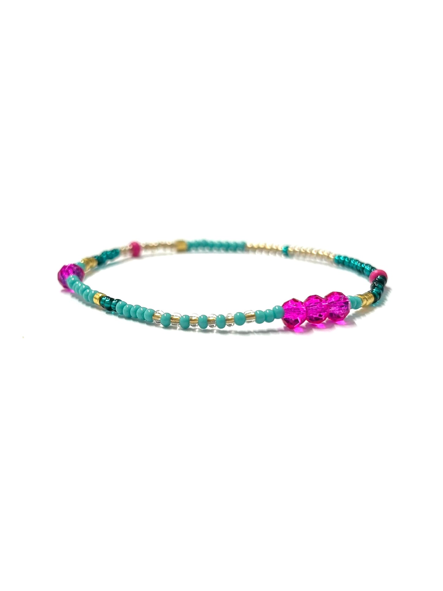 kiki single bracelet - 'Metallic Seaweed'
