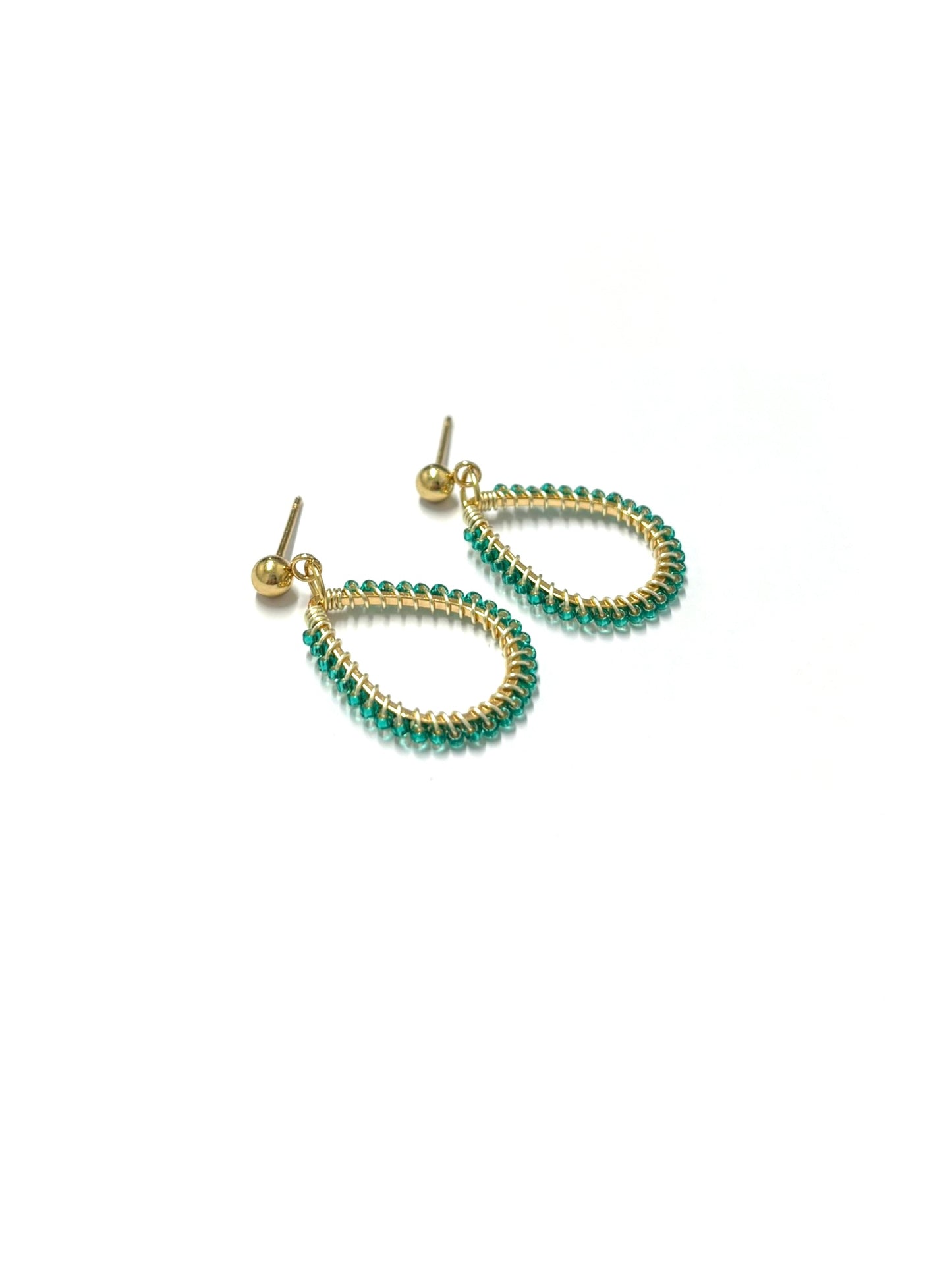 kiki Beaded earrings - Irish Mist