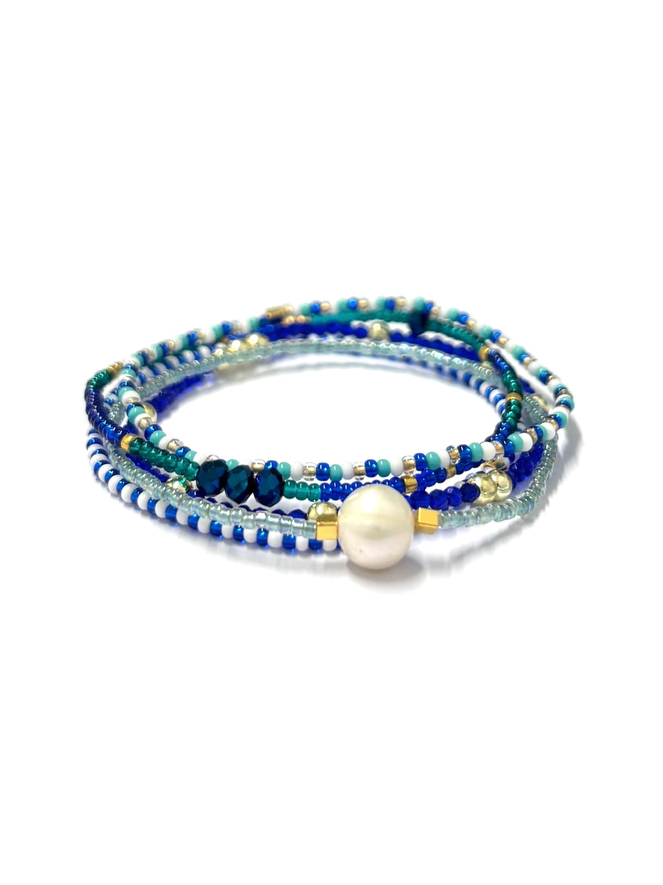 kiki Bracelet stack - 'Something Blue'