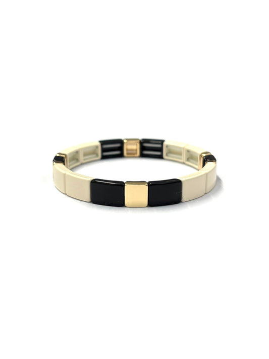 kiki metal bracelet - 'Ash + Earth'