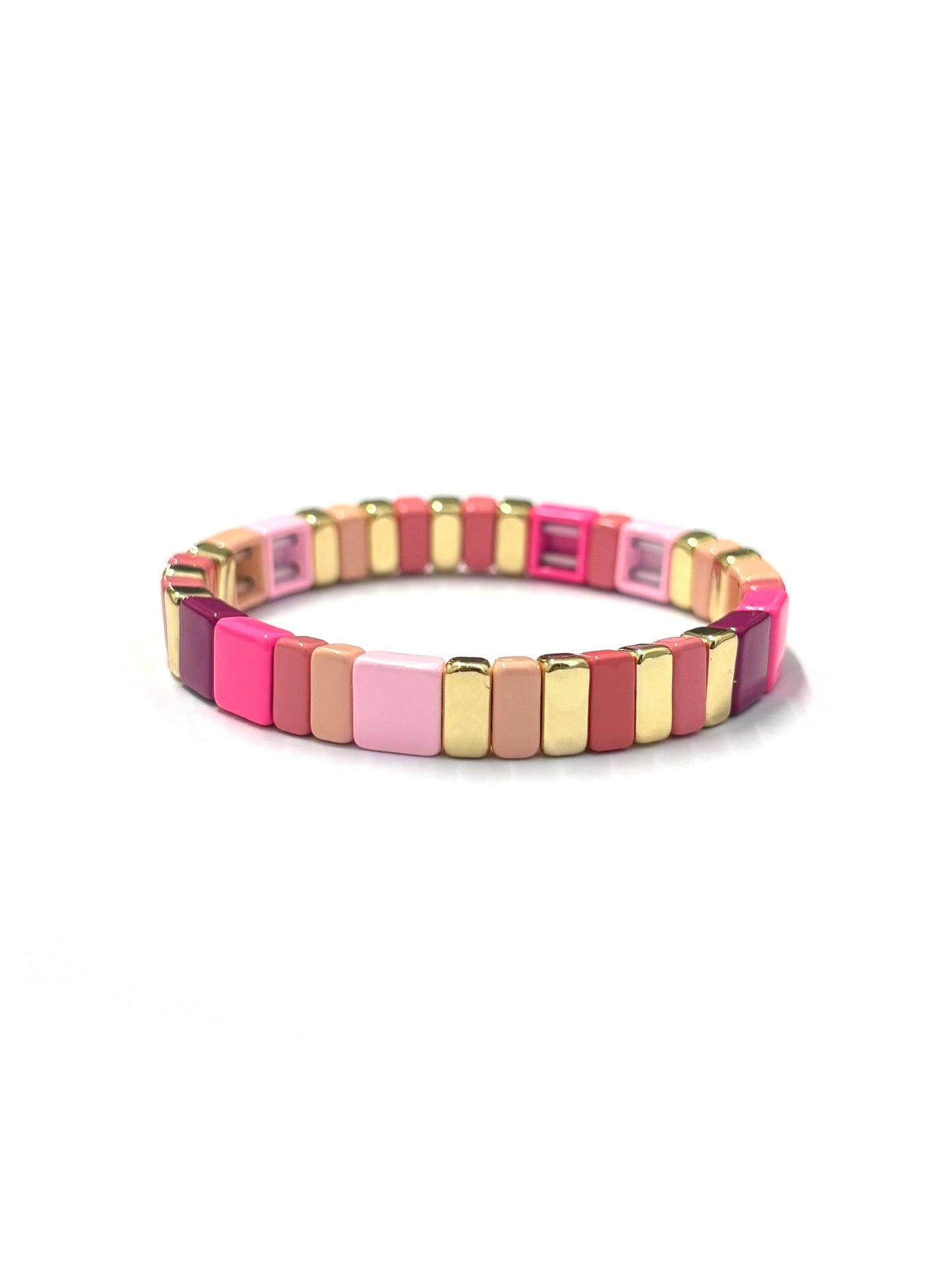 kiki metal bracelet - 'Pink in Wonderland'