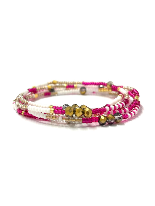 kiki single bracelet- 'Rock 'n Rose'