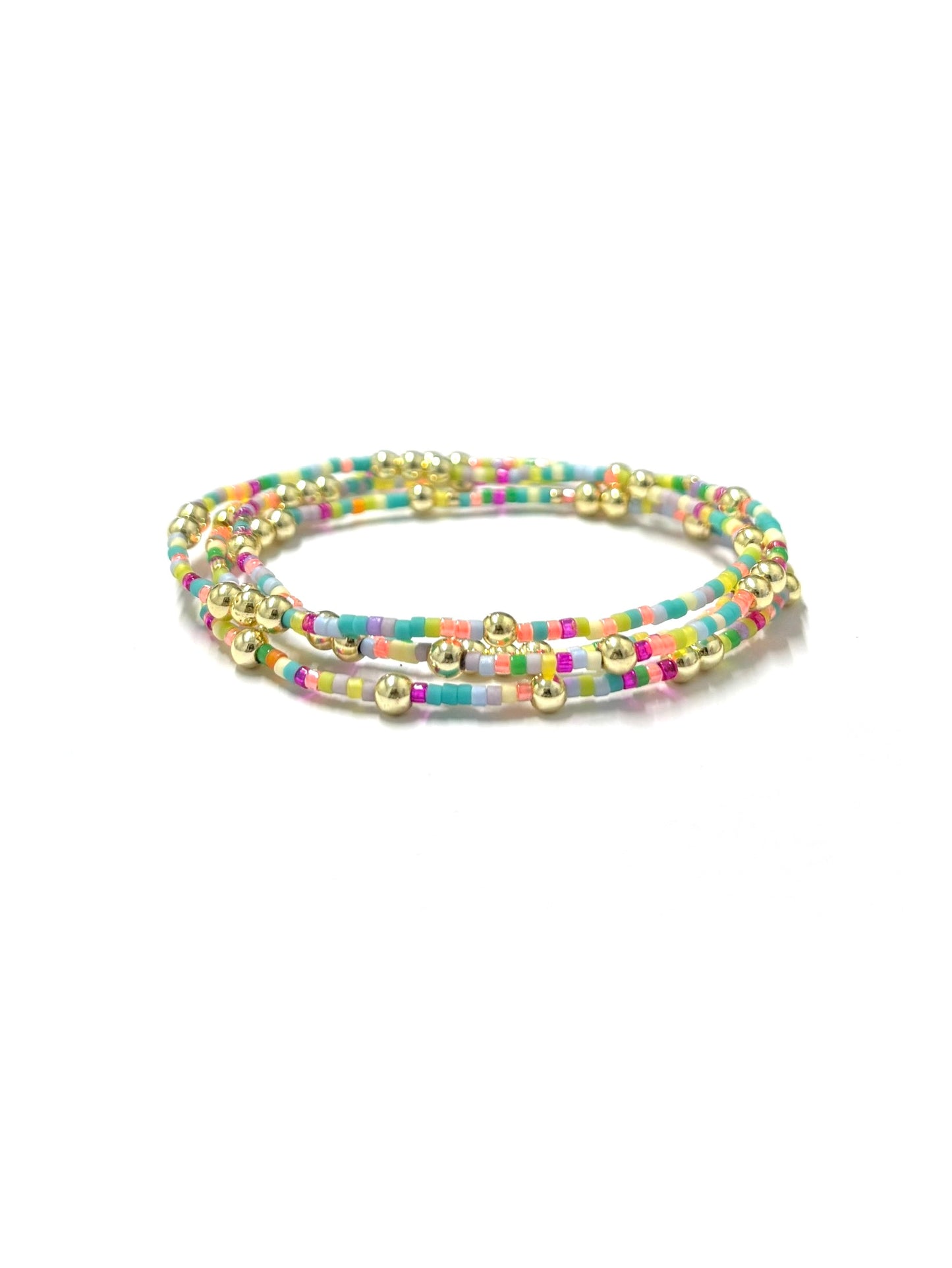 kiki Miyuki bracelet  - 'Tropical Glow'