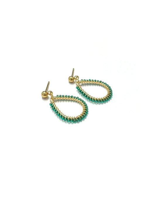 kiki Beaded earrings - Irish Mist