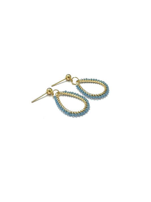 kiki Beaded earrings - Bayberry
