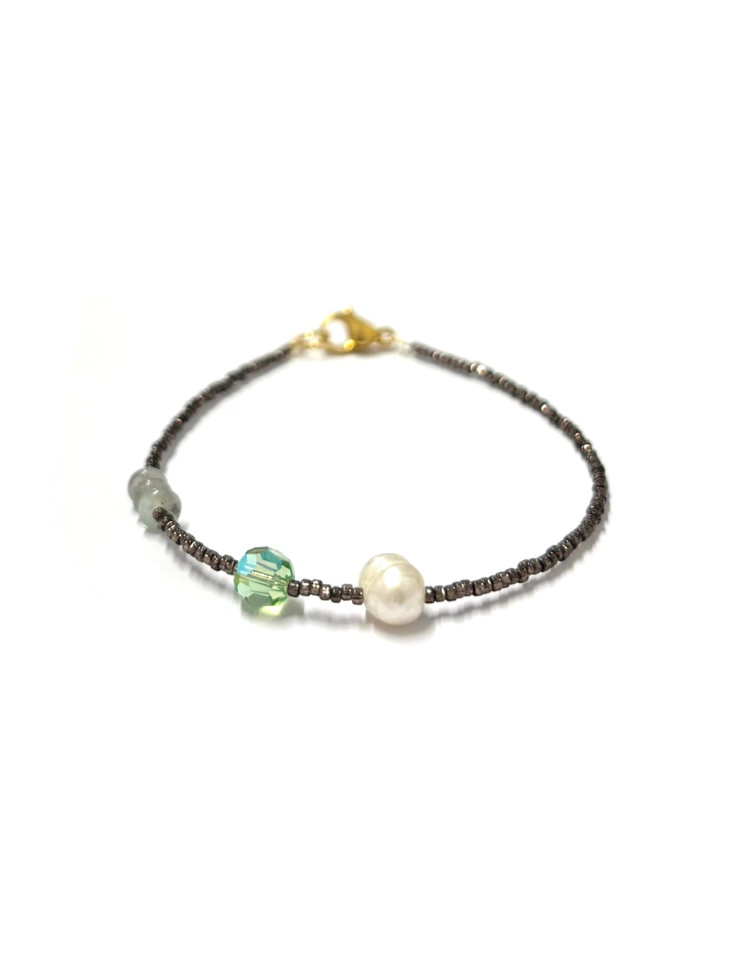 kiki bracelet - 'Green Iris' - size 1
