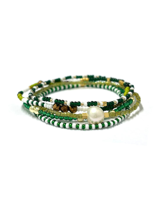 kiki Bracelet stack - 'Palace in the Pines'