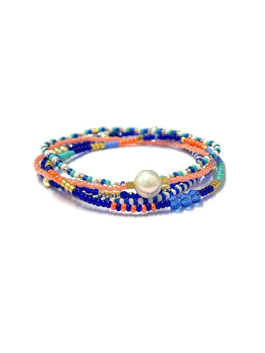 kiki Bracelet stack - 'River Rush'