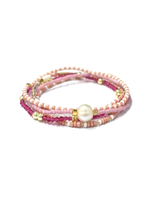 kiki Bracelet stack - 'Disco at Dawn'