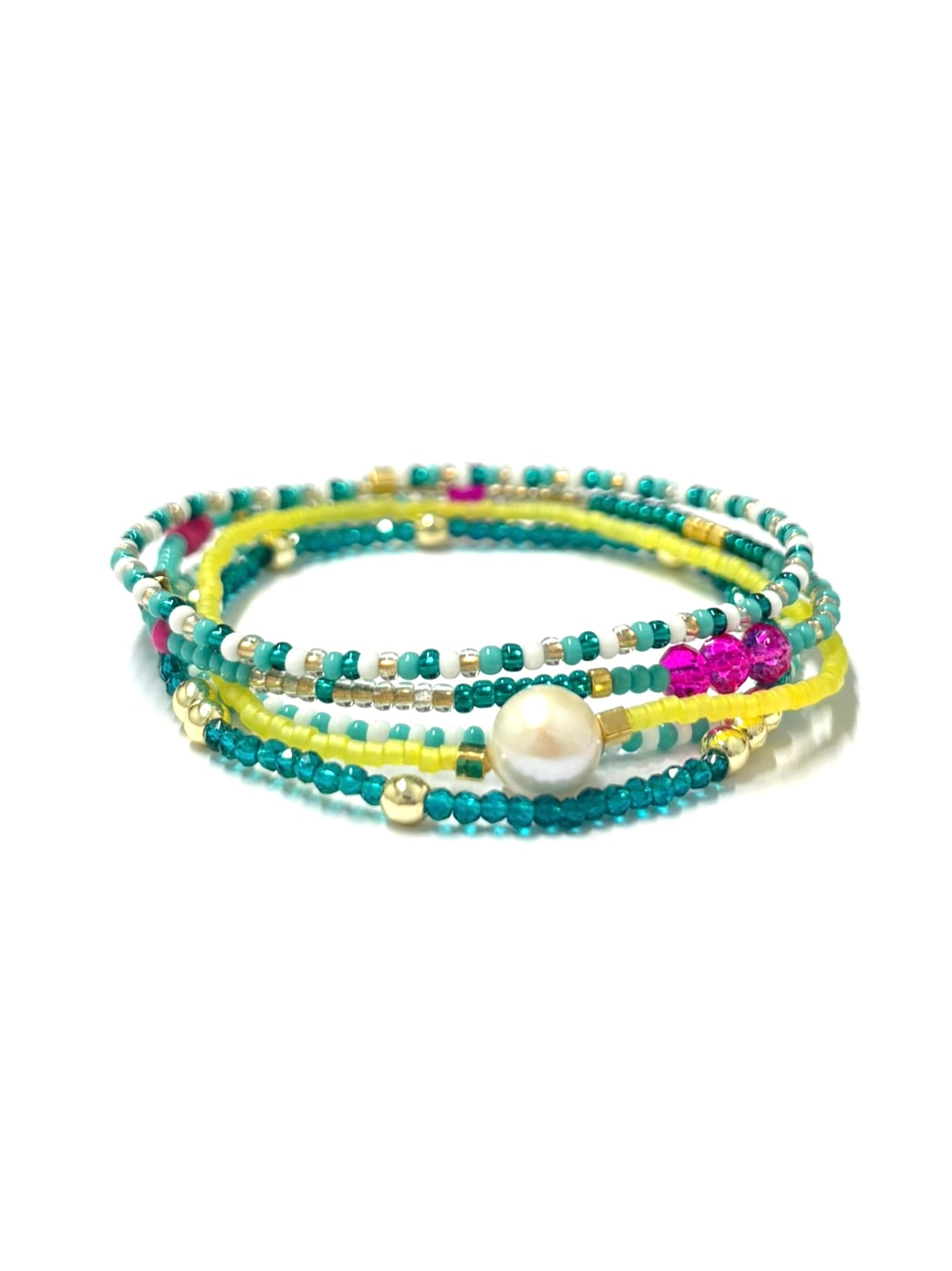 kiki Bracelet stack - 'Summer Popsicle'