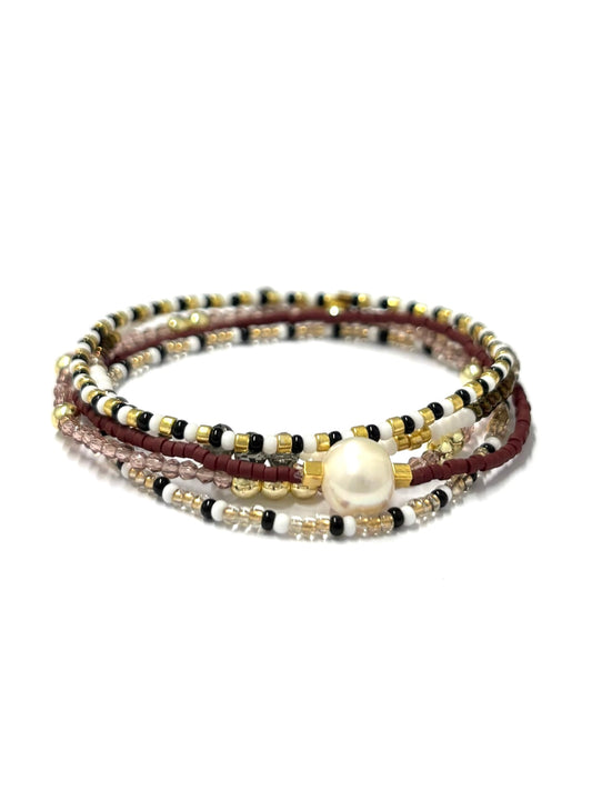kiki Bracelet stack - 'Woodlands'