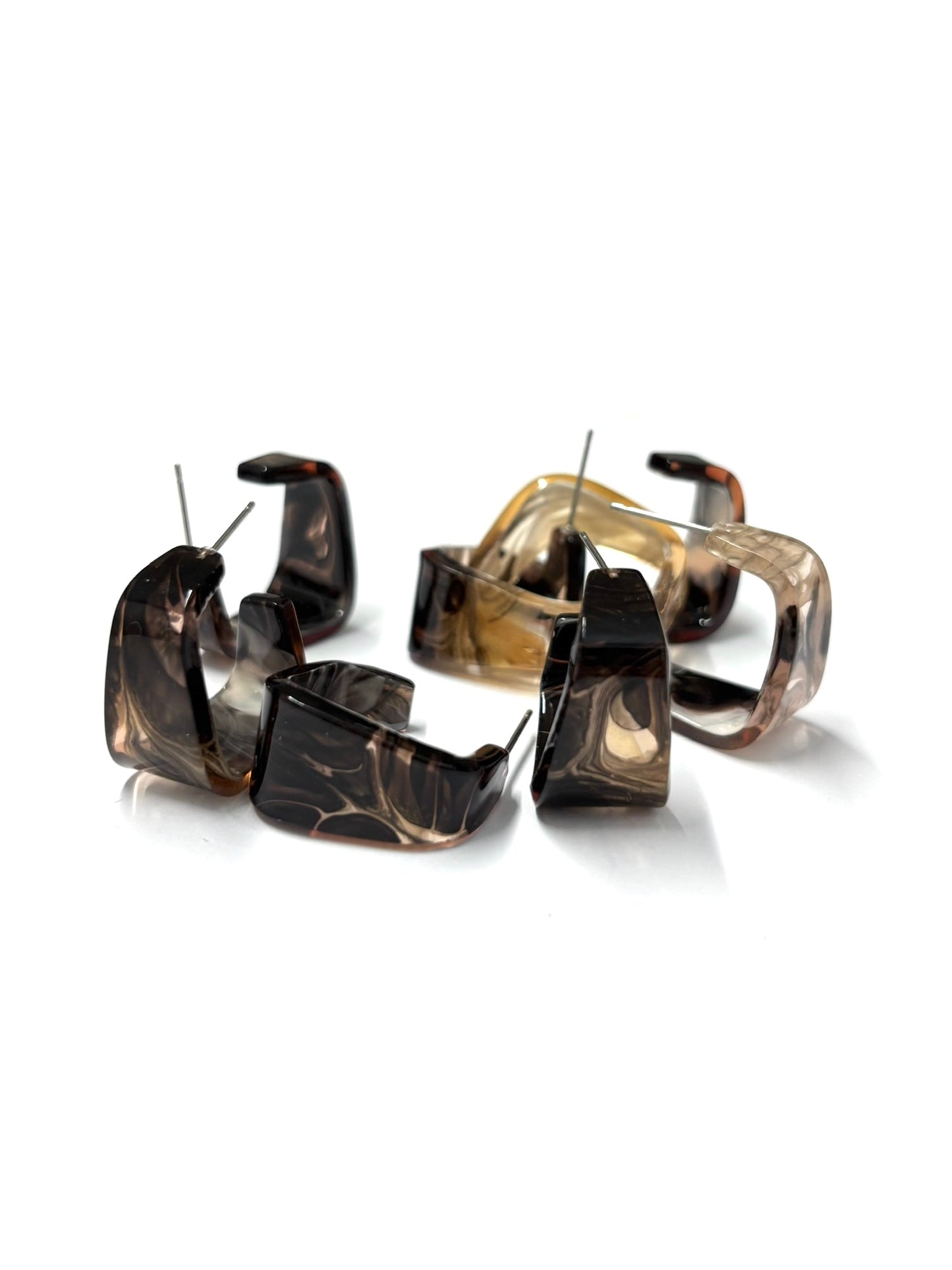 kiki Acrylic Hoop - Smoky Mountains