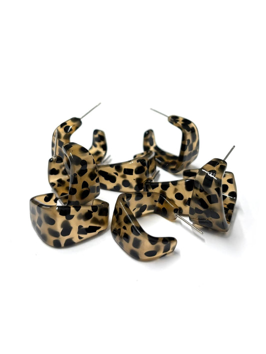 kiki Acrylic Hoop - Wild Spots