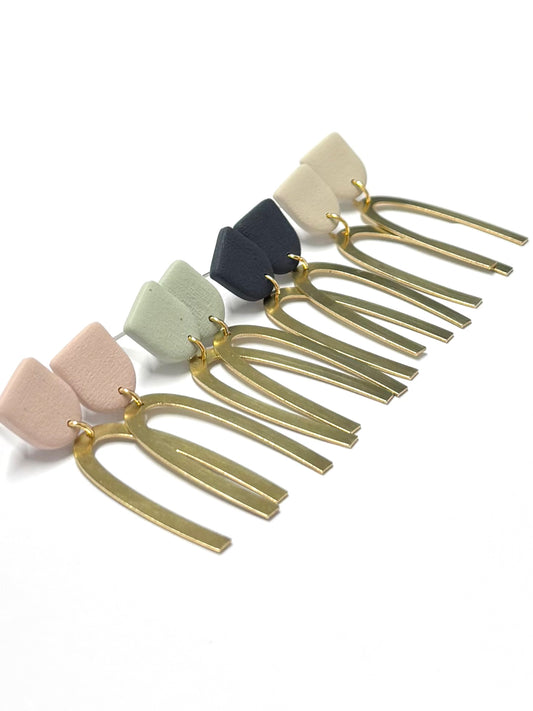 kiki clay earrings